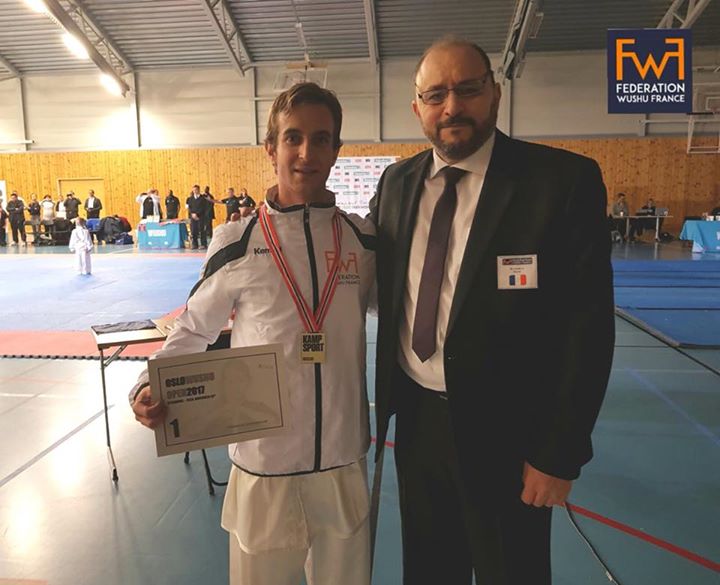 1ere médaille d’or pour Damien Todeschini ,Taiji mains nues optionnel