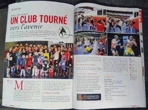 Double page dans le magasine Karaté Bushido de juin,sur l'un de nos club affilié...