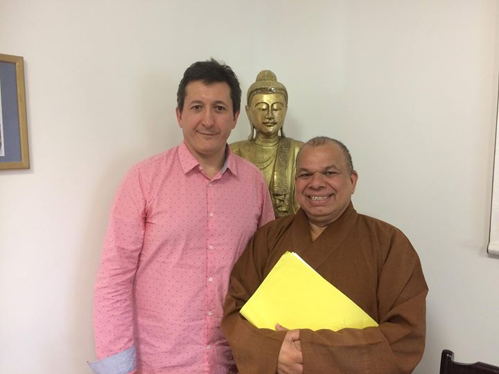 Le Vénérable Dr.T.Dhammaratana,Président de l'Académie Bouddique Linh-Son de Vit...