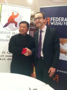 Maître Zhang Dongwu & Francois VAUGLIN (Maire du 11ème arrondissement de Par...
